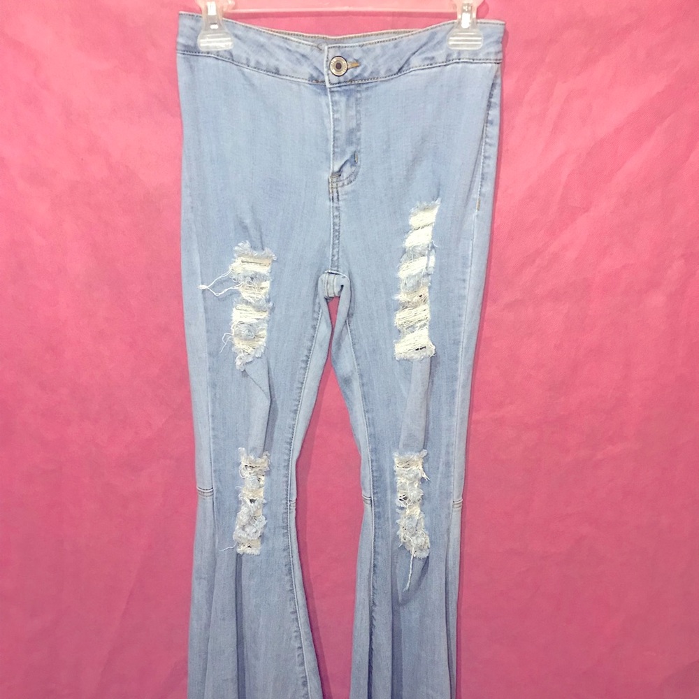 High-Rise Flare Cowgirl Jeans